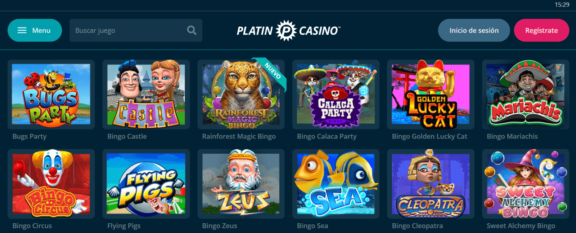 platincasino bingo 1600